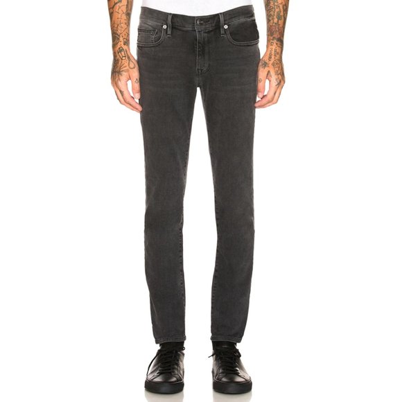 Frame Denim Other - Frame Mens Jeans L'homme Skinny Fade to Gray Smokey Denim Sz 34 Mid-Rise L11